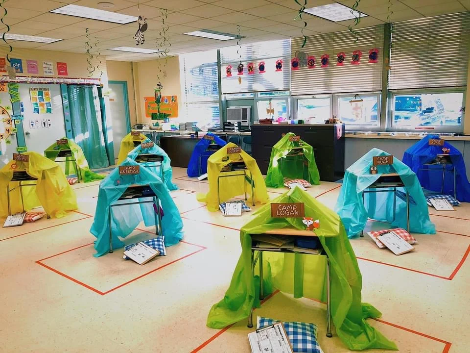 Classroom Transformation Series: Camping Classroom Transformation